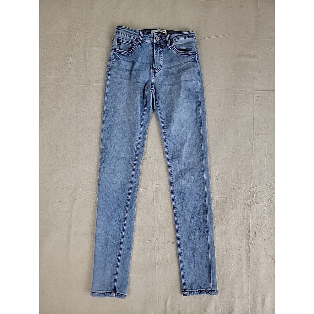KanCan Skinny Jeans Womens 3 24x28 Stretch Light Blue Mid Rise‎ Modern City